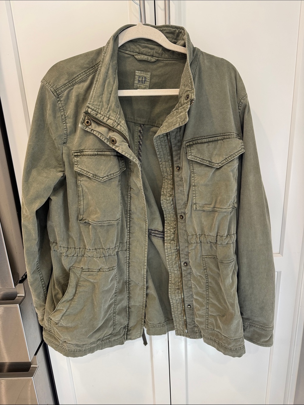 GAP Military-Style Jacket in Olive